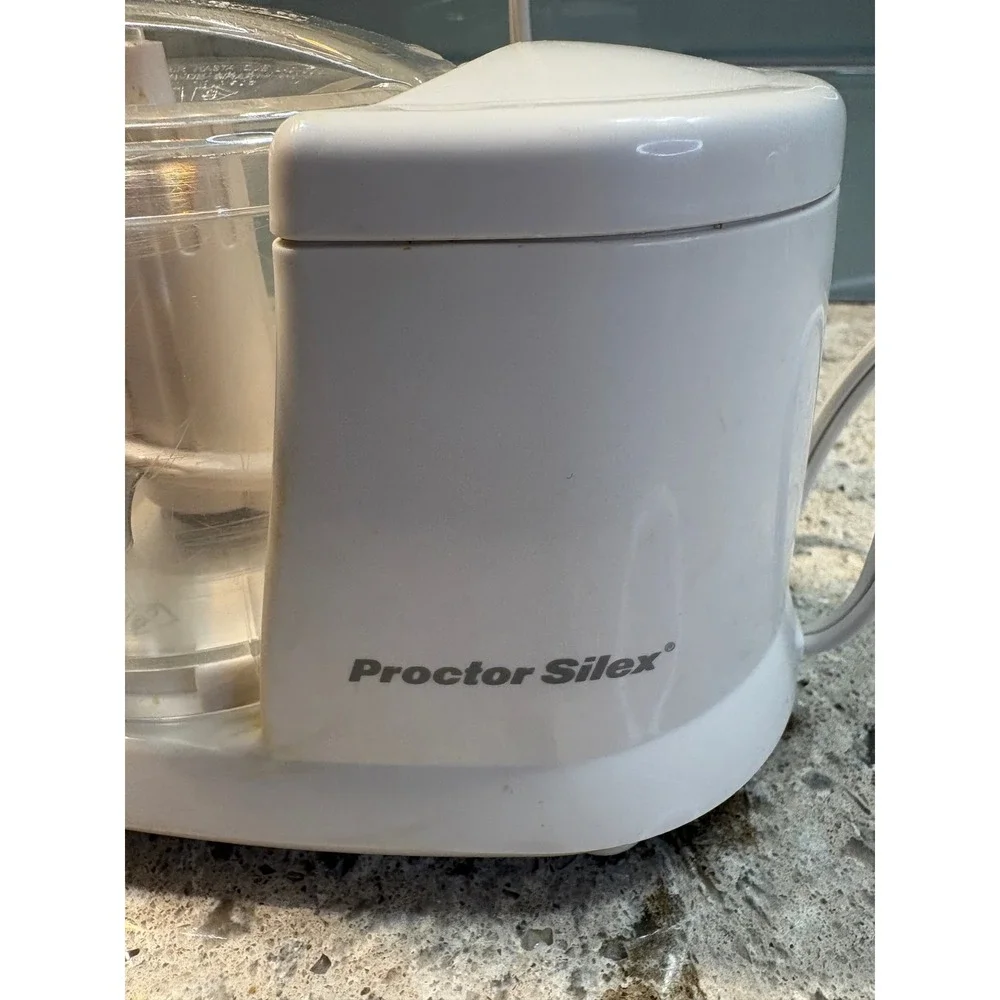 Proctor Silex 1.5‎ Cup Food Chopper White Electric Mini Food Processor 72500R